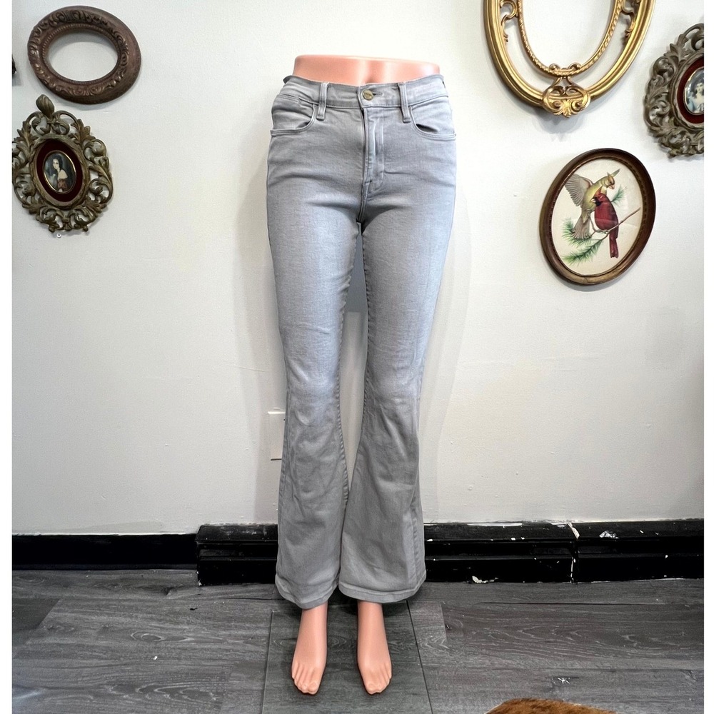 FRAME Denim Le High Flare Jeans Grey 28